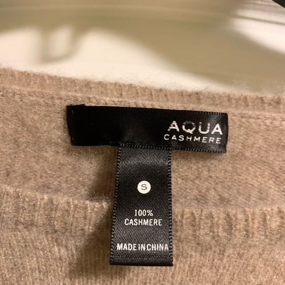 Aqua cashmere sweater - Picture 3 of 5